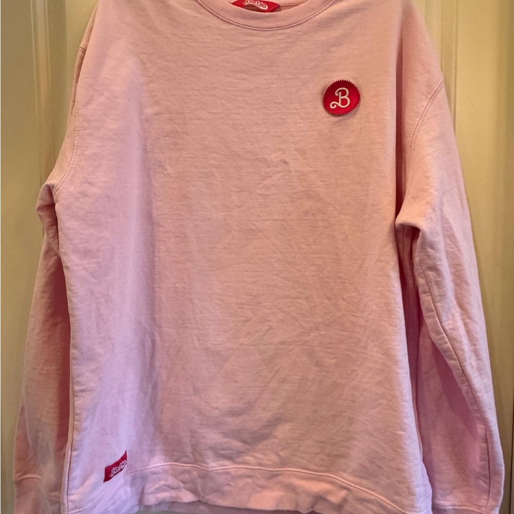 Barbie Light Pink Crewneck Sweatshirt XXL